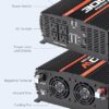 3000W Power Inverter 4 AC Outlets DC 12V - Image 2