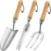 Pitch Fork for Garden, 5-Tine Heavy Duty Pitchfork with Tilt Bracket, 41 Inch Gardening Fork for Digging, Composting