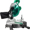 Metabo HPT 10-Inch Compound Miter Saw, 15-Amp Power Saw with Large 10-Inch Table