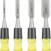 HURRICANE 4 Piece Wood Chisel Set for Woodworking