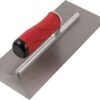 3 pcs Carbon Steel Finishing Masonry Trowel Set Soft Handle - Image 3