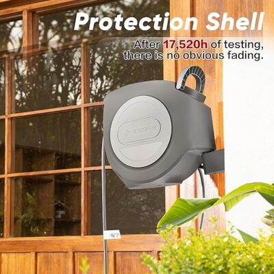 Retractable Garden Hose Reel 1/2 in x 100 ft - Image 2