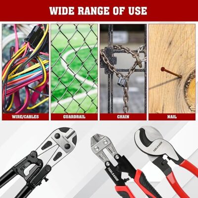3Pcs Bolt Cutter Pliers Set,14" Heavy Duty Bolt Cutter - Image 2