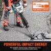2100W 50-Pound SDS-Hex Jack Hammer - Image 3